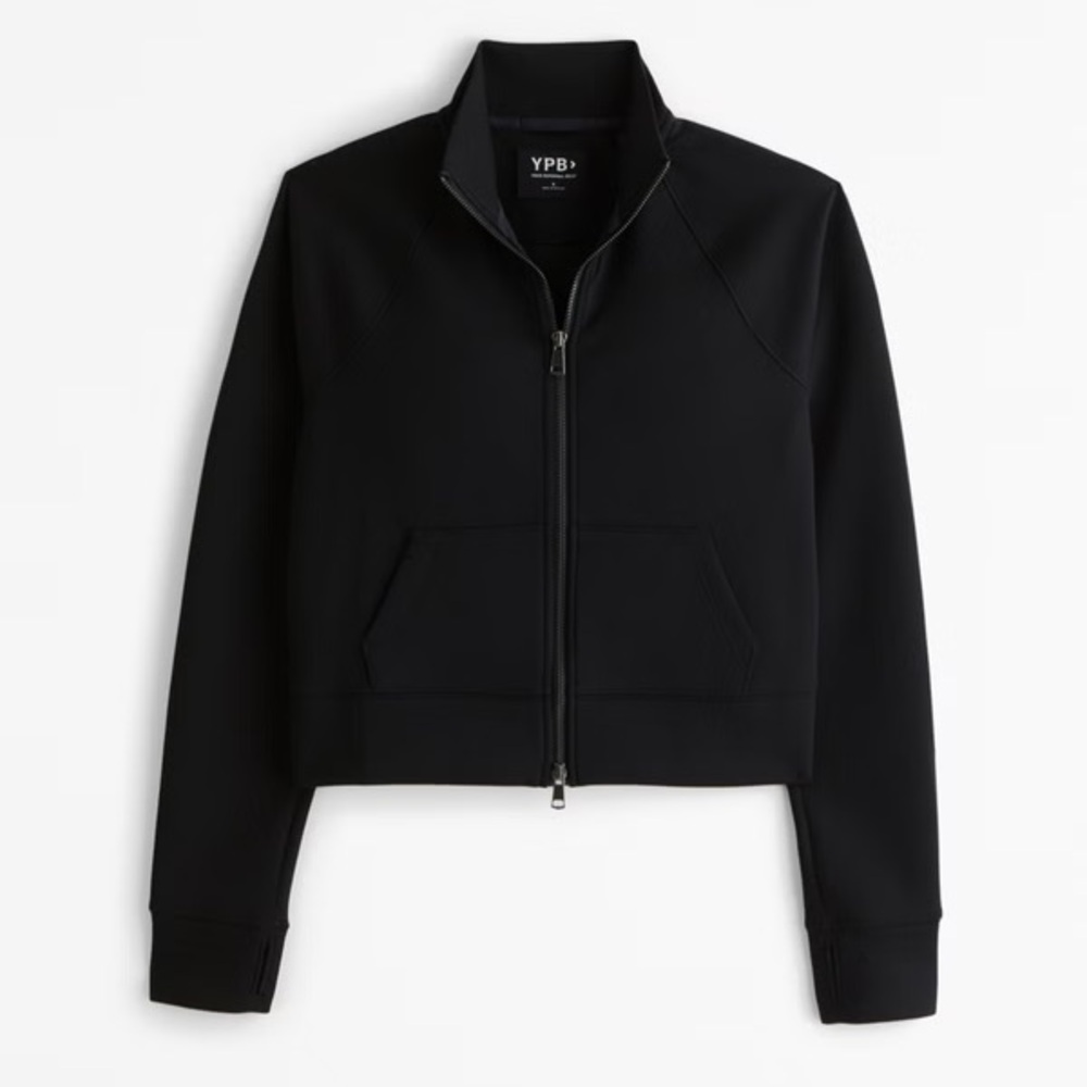 Abercrombie YPB neoKNIT Mockneck Full-Zip w/ thumb holes
Black - SM
Never Worn